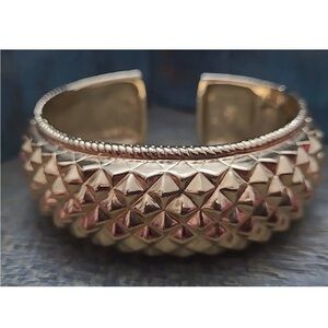 Vintage Kenneth Jay Lane KJL Art Deco Cuff Bracelet